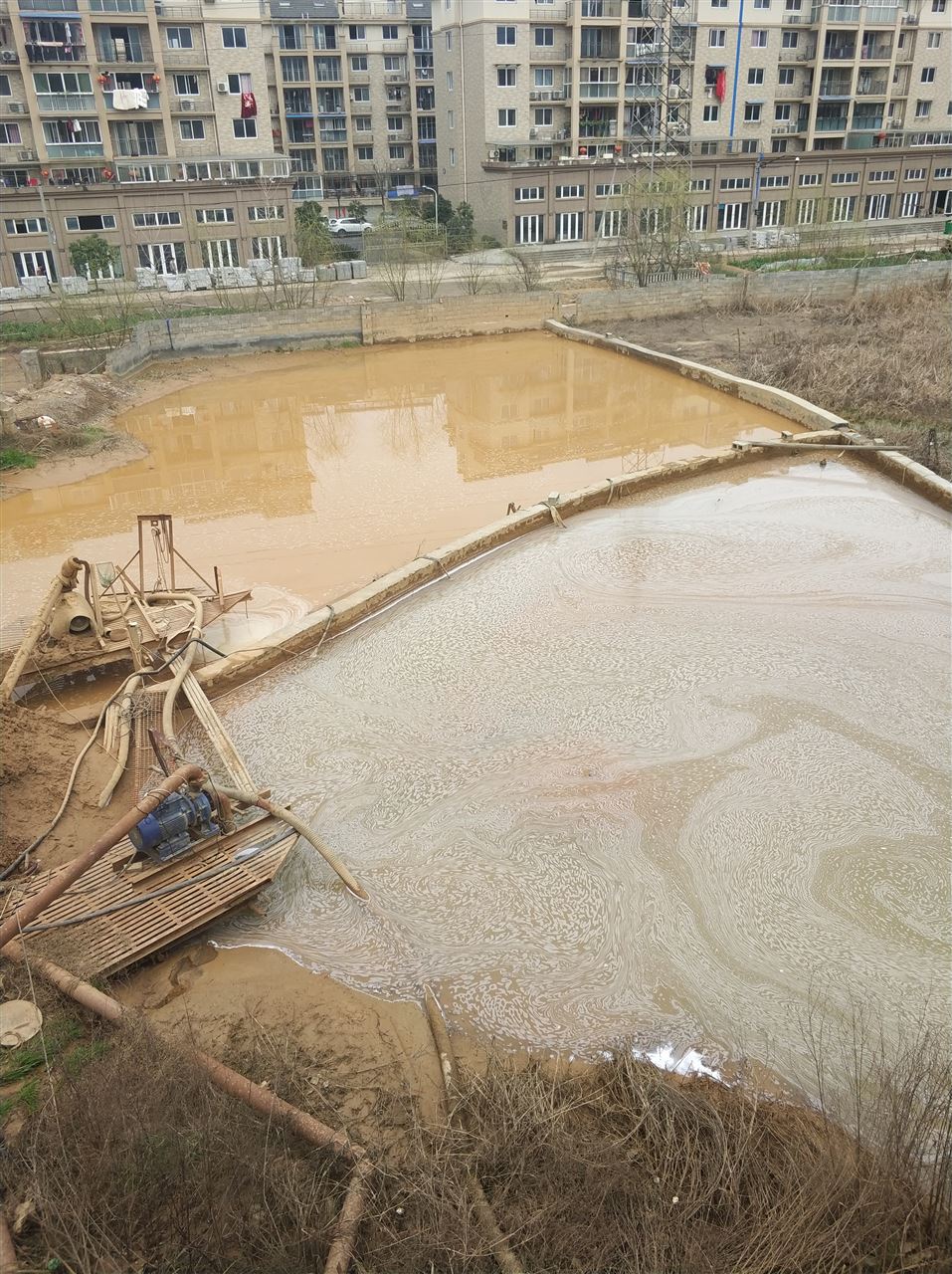 临西沉淀池淤泥清理-厂区废水池淤泥清淤